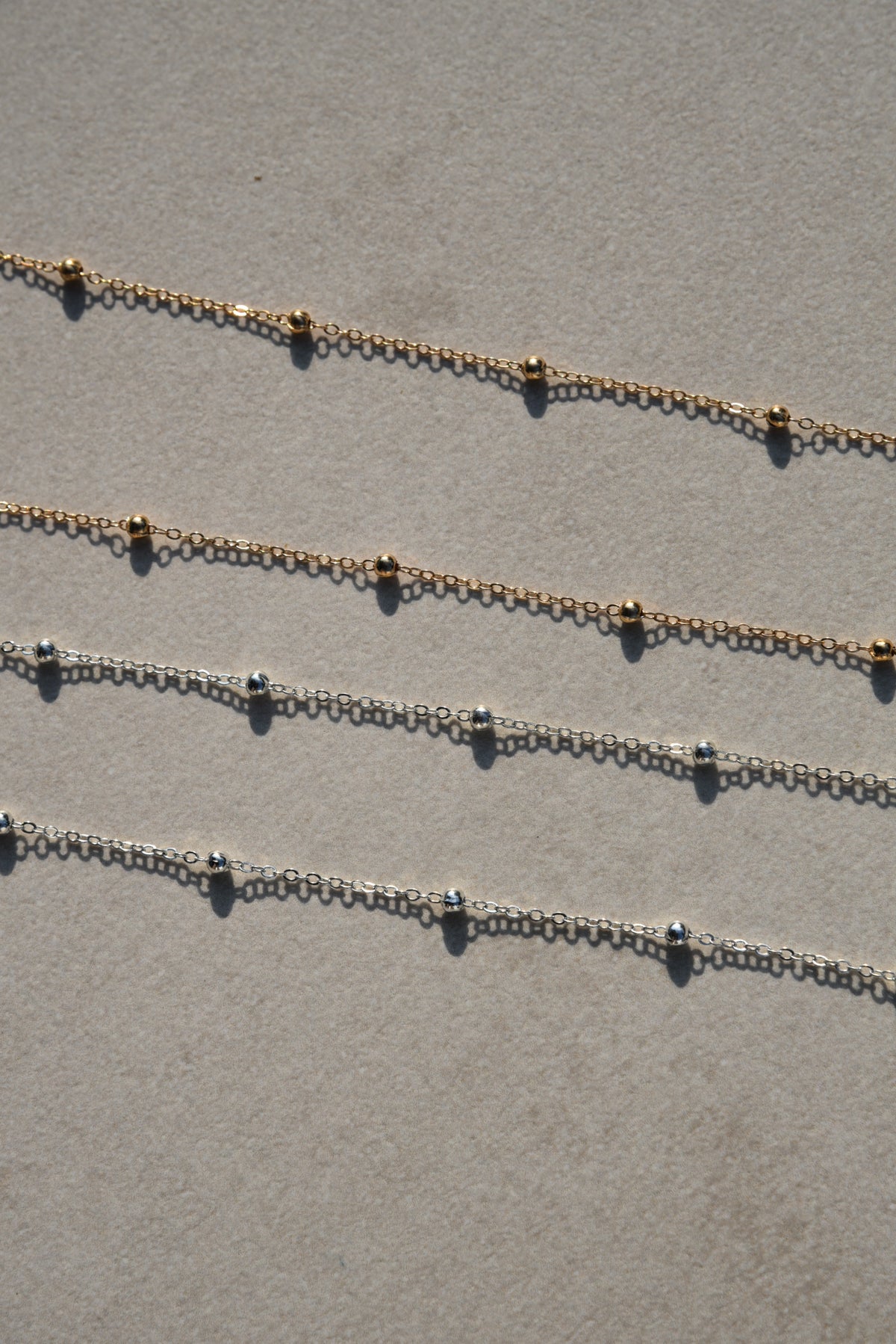 Minimal Beaded Body Chain